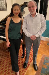 Wynona Wang and Roving Pianist